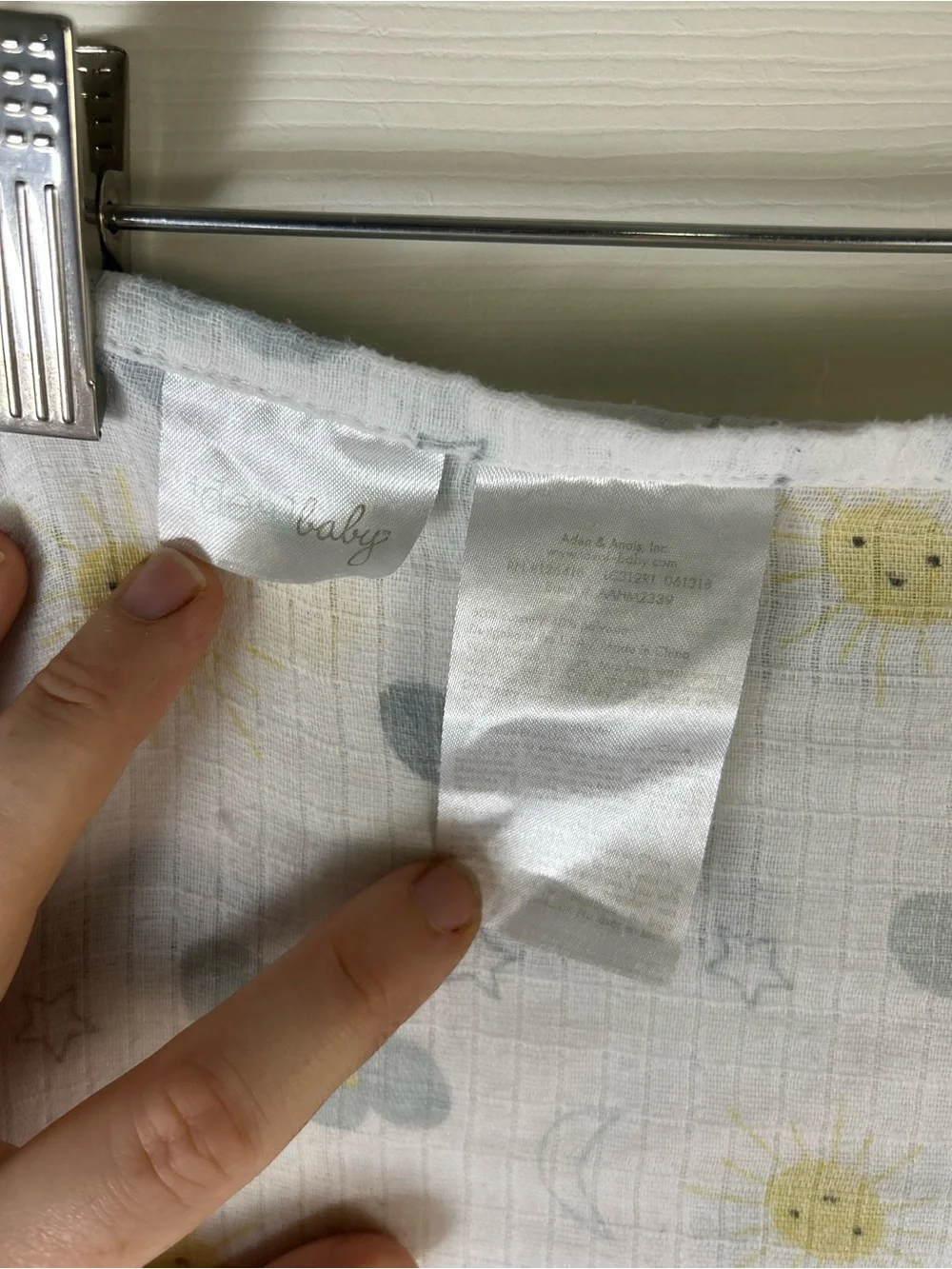 Ideal Baby by Aden + Anais Sweet Dreams Cloud Swaddle Blanket Sun Moon Stars